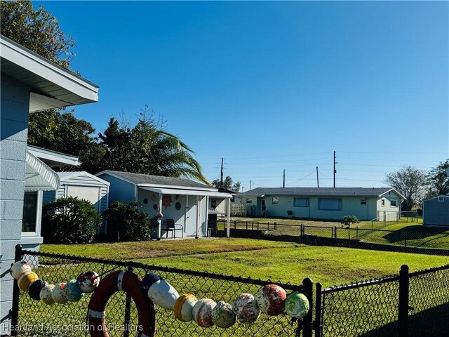 view of yard