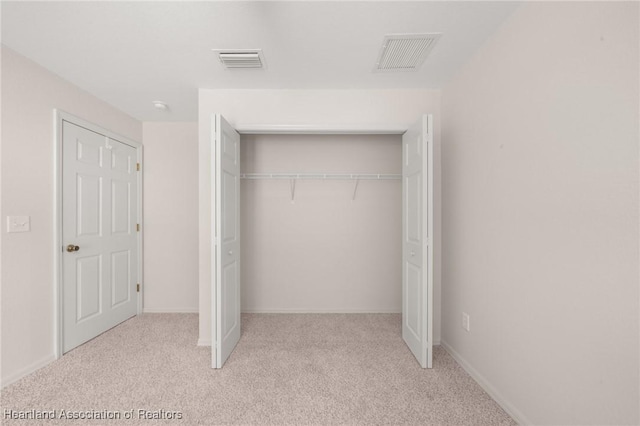 view of closet