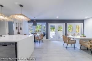 11200 S Jefferson Ave, Lake Placid, FL 33852 - dining room featuring french doors, recessed lighting, and a healthy amount of sunlight