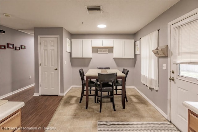 view of dining room