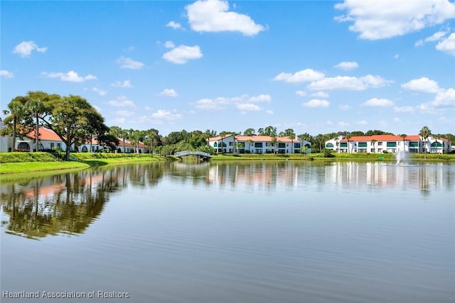 property view of water