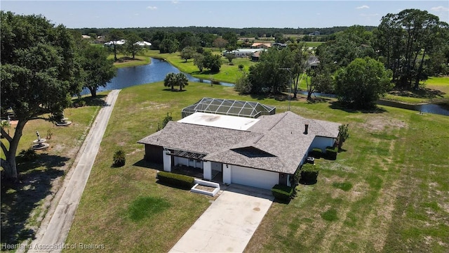 7700 Granada Rd, Sebring, FL 33876 - drone / aerial view featuring a water view