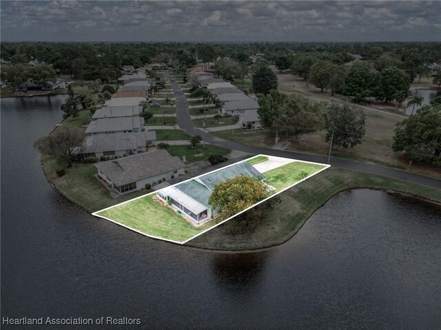 2407 Par Rd, Sebring, FL 33872 - aerial view with a water view