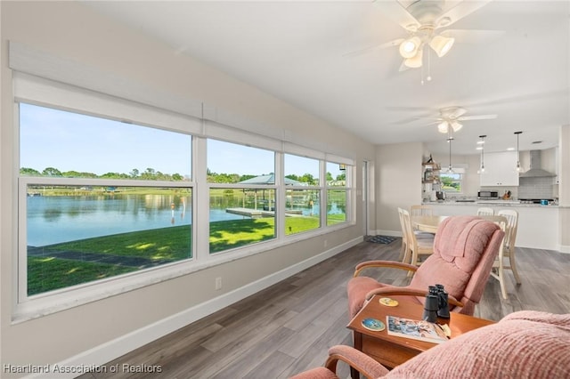 2 Chickasaw St, Lake Placid, FL 33852 - sunroom / solarium with a ceiling fan