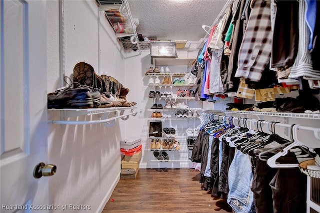 2200 W Geneva Rd, Avon Park, FL 33825 - spacious closet with wood finished floors