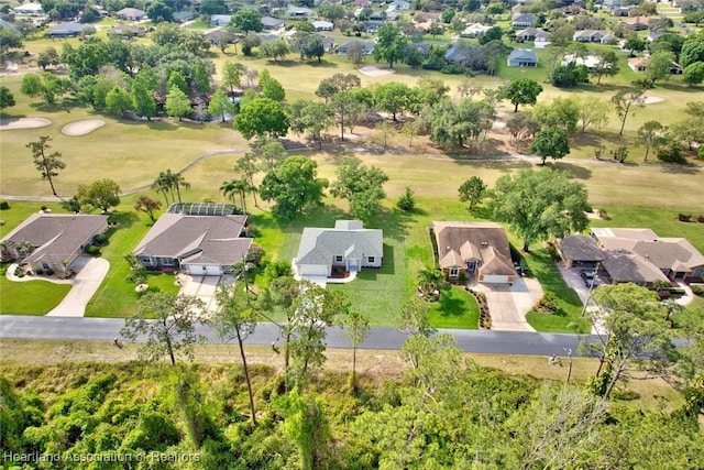 drone / aerial view featuring a residential view