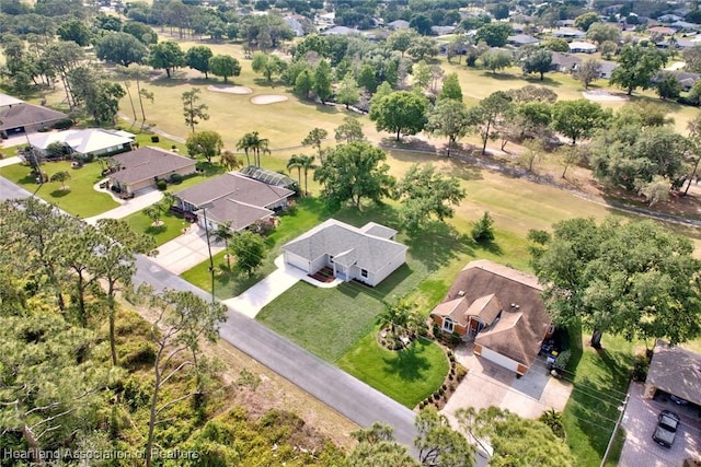 bird's eye view featuring a residential view