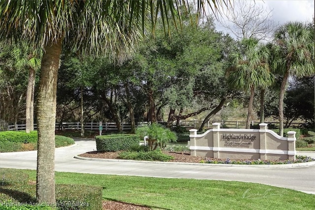 surrounding community with fence