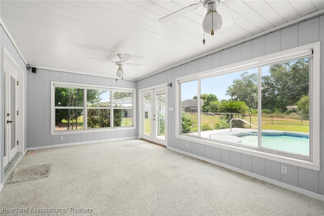 302 S Egret St, Sebring, FL 33870 - unfurnished sunroom with french doors