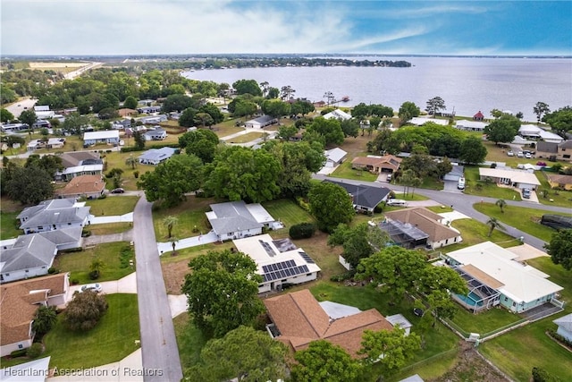 1811 Jackson Dr, Sebring, FL 33870 - birds eye view of property featuring a residential view and a water view
