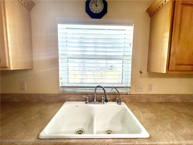 kitchen with a healthy amount of sunlight and sink