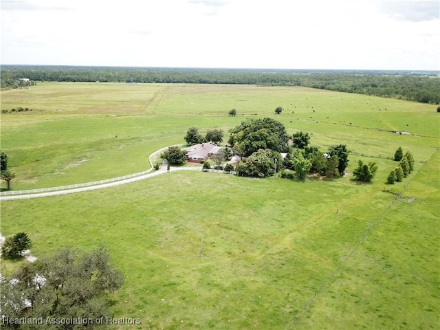 view of rural area featuring a pastoral area