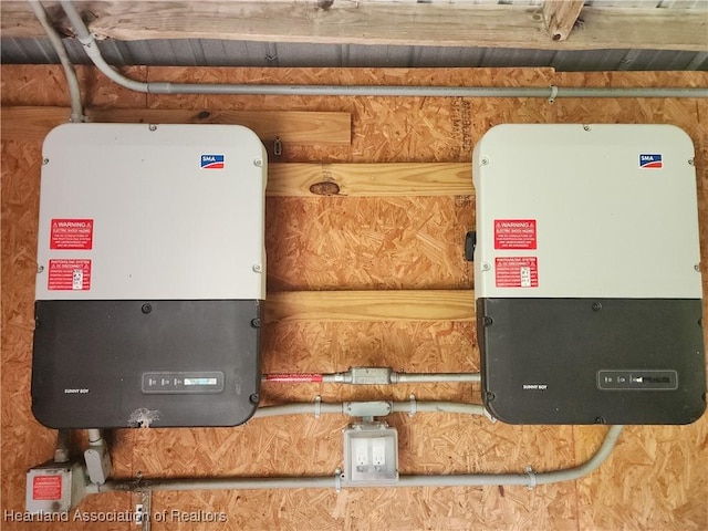 view of utility room