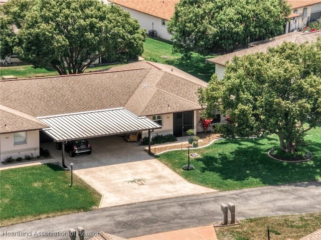 drone / aerial view