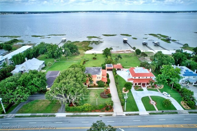 1831 Lakeview Dr, Sebring, FL 33870 - drone / aerial view of a nearby body of water