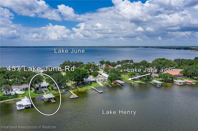 457 Lake June Rd, Lake Placid, FL 33852 - aerial view of a large body of water