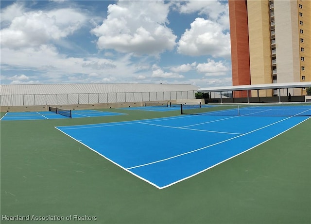 view of sport court with basketball court