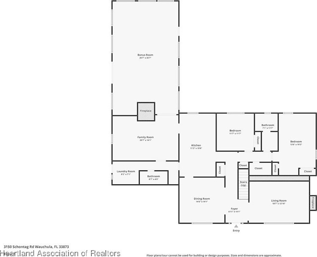 3150 Schontag Rd, Wauchula, FL 33873 - floor plan