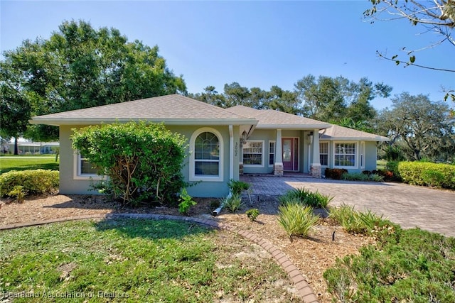 view of ranch-style home