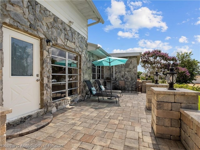 view of patio