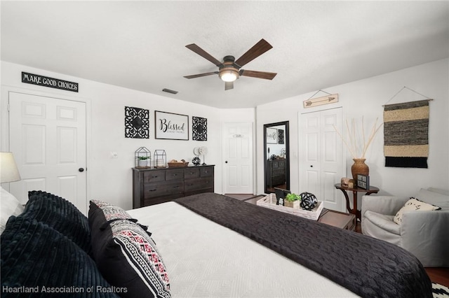 509 Bear Rd, Lake Placid, FL 33852 - bedroom featuring a ceiling fan
