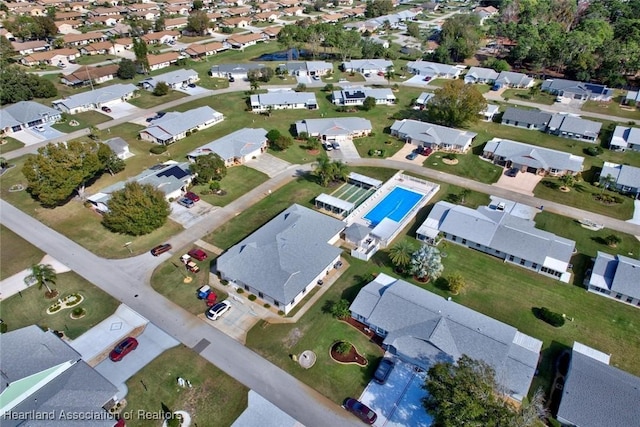 birds eye view of property featuring a residential view