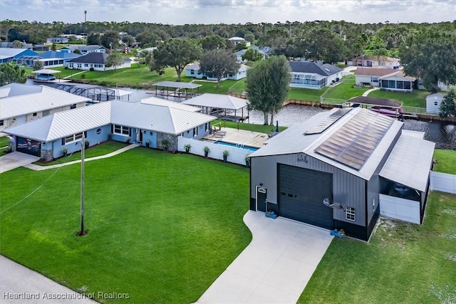 bird's eye view featuring a residential view