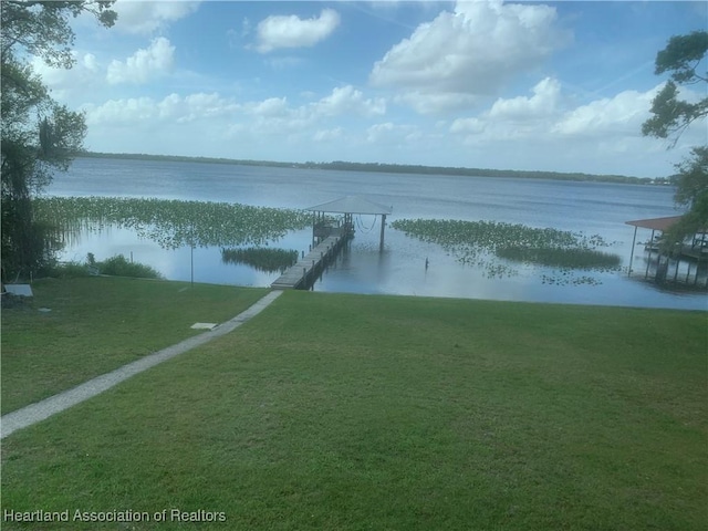 property view of water