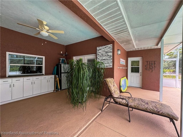 5717 Longbow Dr, Sebring, FL 33876 - view of patio with ceiling fan
