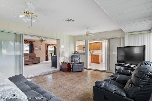 view of living room