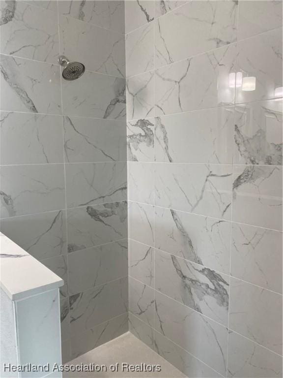 3900 Santiago St, Sebring, FL 33872 - bathroom featuring tiled shower
