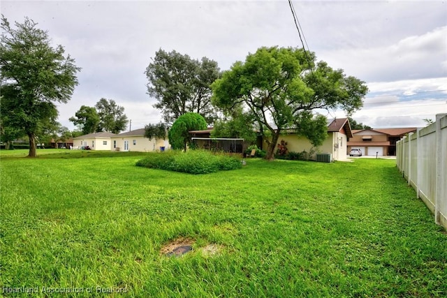 view of yard