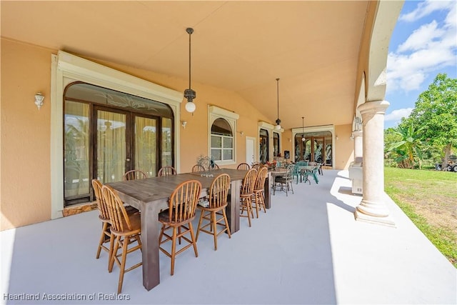 14630 Luray Rd, Southwest Ranches, FL 33330 - view of patio / terrace featuring outdoor dining space