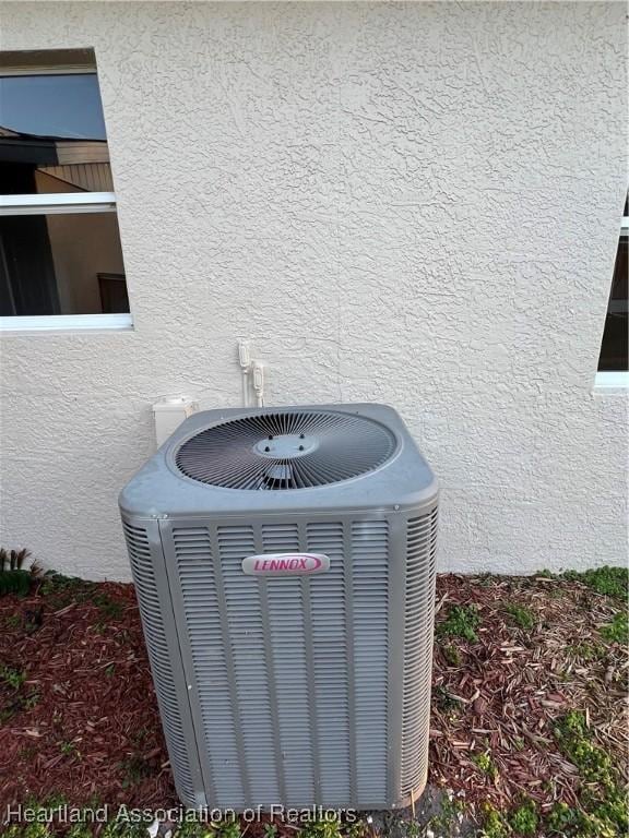 exterior details featuring central air condition unit
