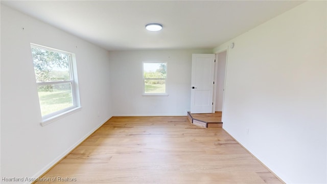 397 Maude Rd, Wauchula, FL 33873 - empty room with baseboards, light wood finished floors, and a healthy amount of sunlight