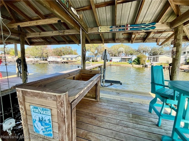 510 Lake June Rd, Lake Placid, FL 33852 - dock area featuring a water view