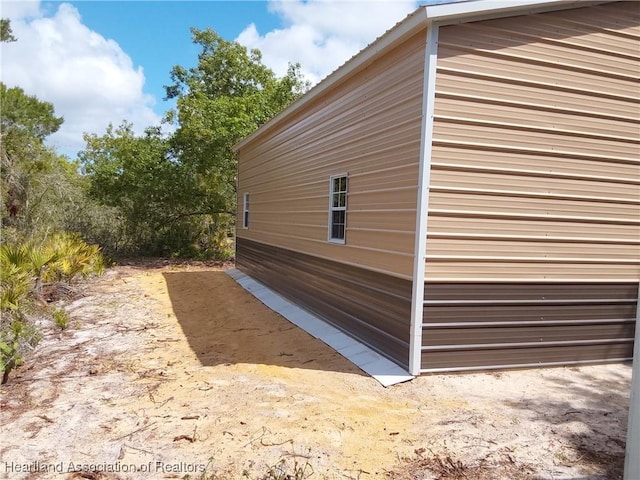 view of property exterior