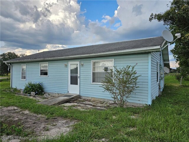 view of rear view of property