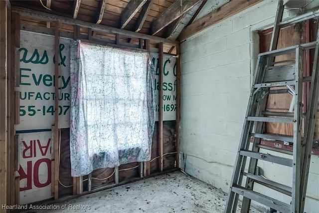 view of utility room