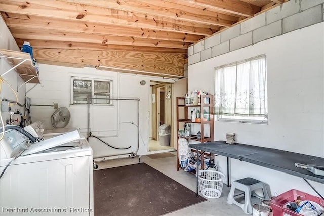 laundry area featuring separate washer and dryer