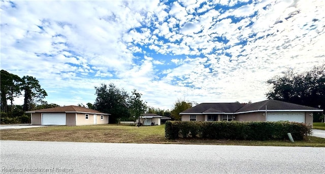 view of home's exterior with a yard