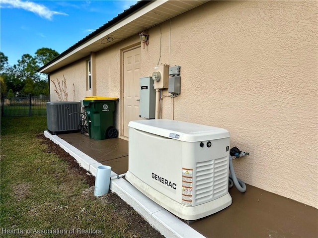 241 Sheppard Rd NW, Lake Placid, FL 33852 - exterior details featuring a power unit, cooling unit, and stucco siding