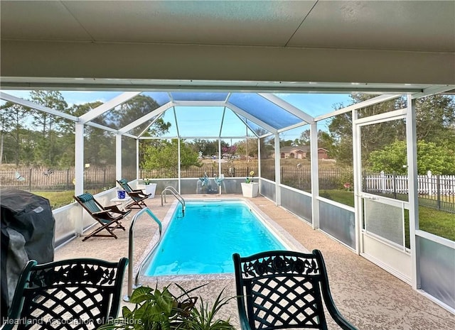 241 Sheppard Rd NW, Lake Placid, FL 33852 - view of swimming pool featuring area for grilling, a patio area, a fenced in pool, and a fenced backyard