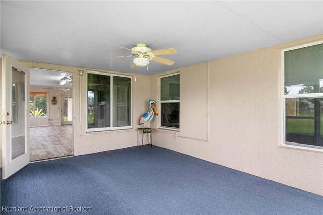800 Spring Blvd, Sebring, FL 33876 - view of patio / terrace with a ceiling fan