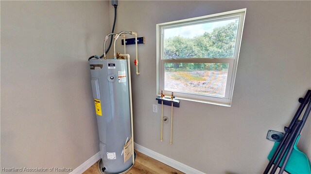 129 Badger Loop, Ona, FL 33865 - utility room with water heater