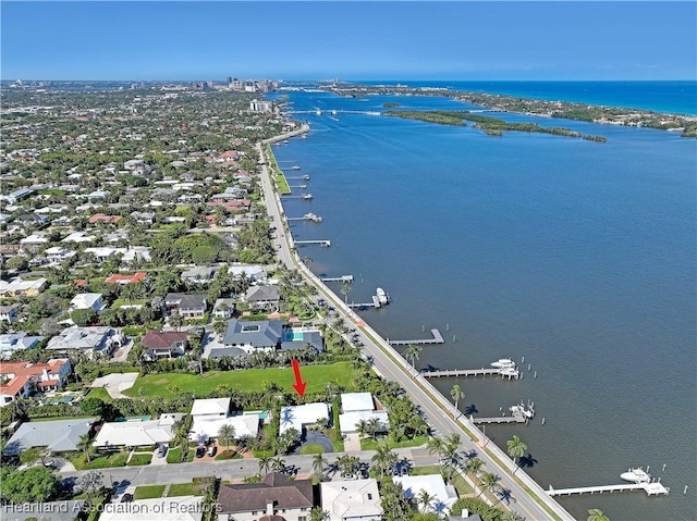 115 Elwa Pl, West Palm Beach, FL 33405 - view of property location with a nearby body of water and nearby suburban area