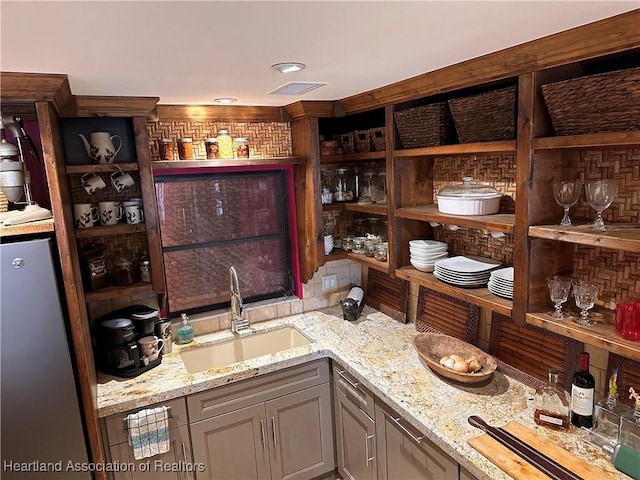 pantry featuring sink