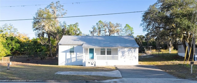 view of bungalow-style house