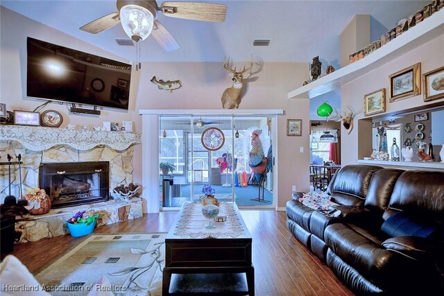 dining room with lofted ceiling and light tile patterned floors