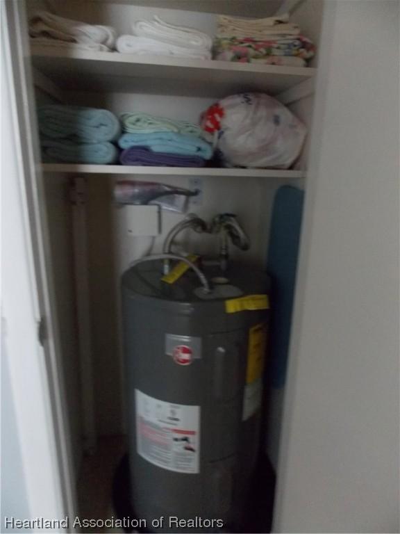 interior space with water heater